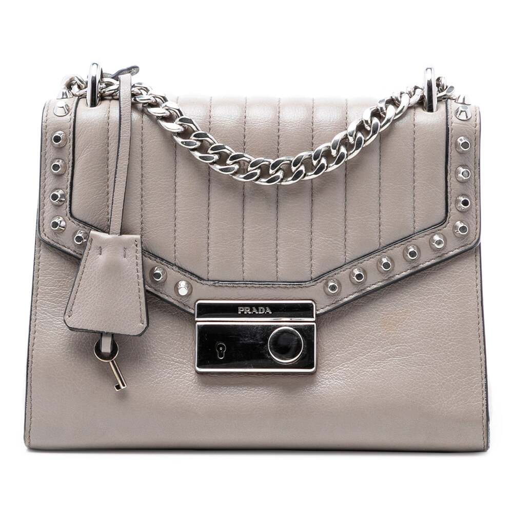 Prada Sound Shoulder Bag Studded #334048P71B